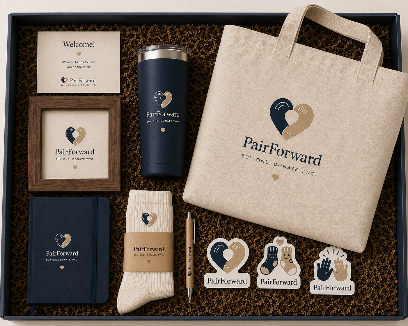 Premium employee welcome kit
