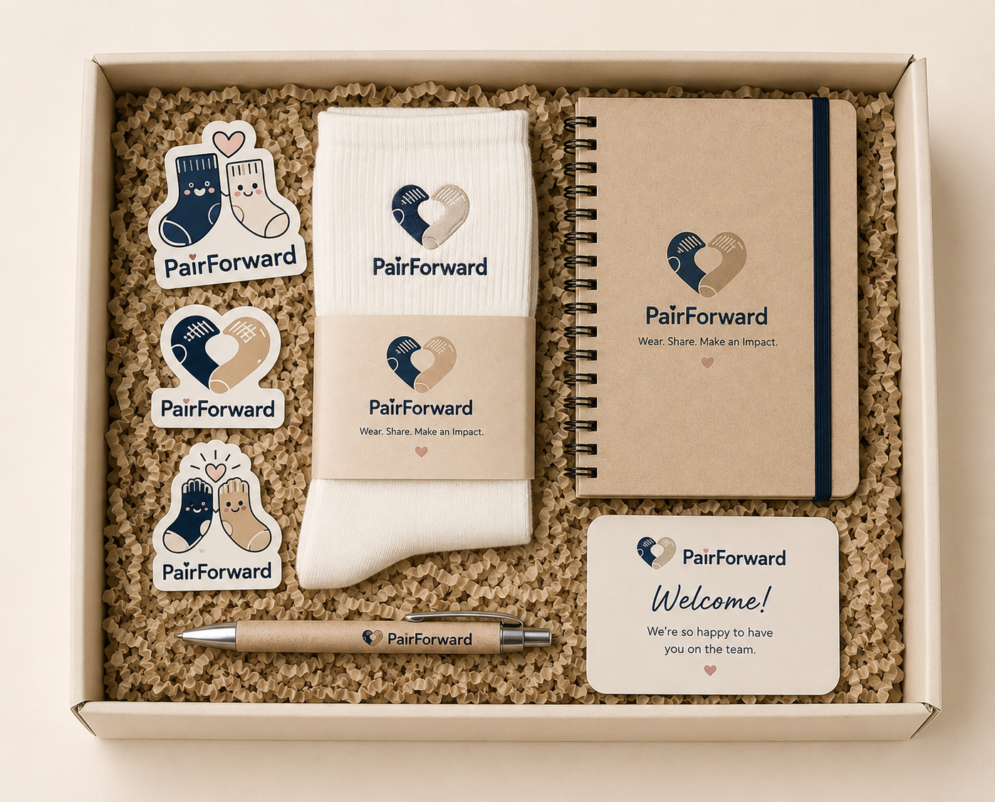 Essential employee welcome kit